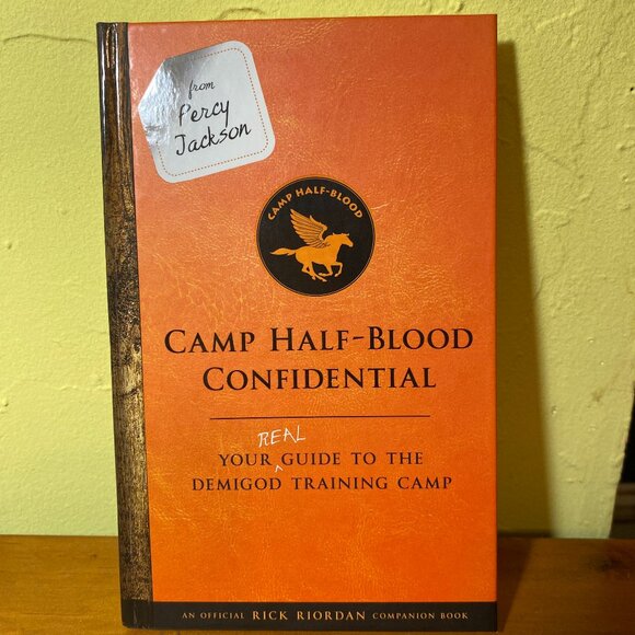 Camp Half-Blood Confidential Companion Guide Hardcover Percy Jackson - Picture 1 of 3